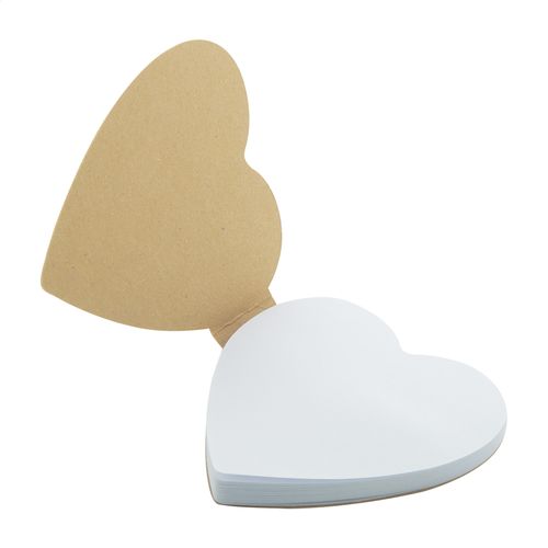 Bloc-Notes Autocollant Personnalisé Creastick Heart Eco - 3