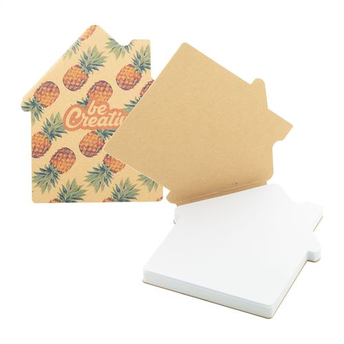 Bloc-Notes Autocollant Personnalisé CreaStick House Eco - 1