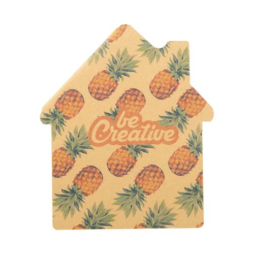 Bloc-Notes Autocollant Personnalisé Creastick House Eco - 5