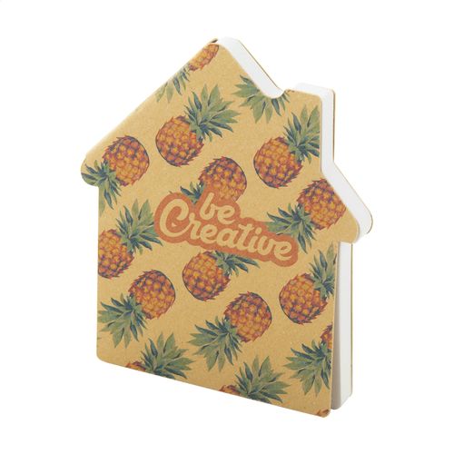 Bloc-Notes Autocollant Personnalisé Creastick House Eco - 7