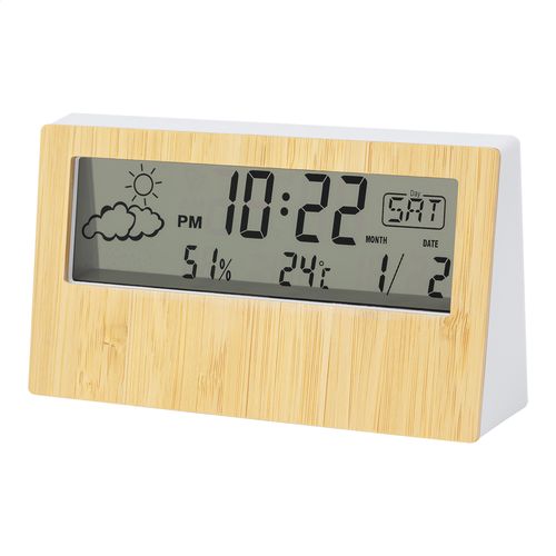 Station Météo En Bambou Zepra - 1