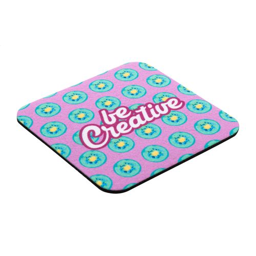 Rpet Felt Coaster, Square CreaFelt Drink Plus