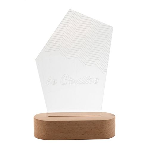 Trophée lampe LED Woodify - 3