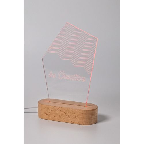 Trophée lampe LED Woodify - 6