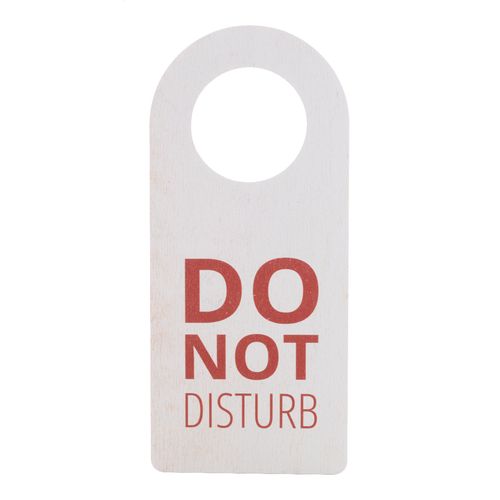 Custom Door Hanger Disturb Wood