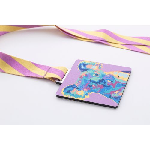 Custom Medal Subdal Shine Square Custom Medal Subdal Shine Square