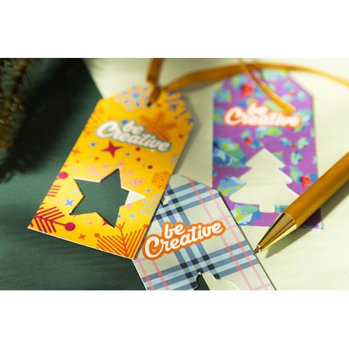 Étiquette Cadeau Personnalisée, Arbre De Noël PrinTag Plus - 7