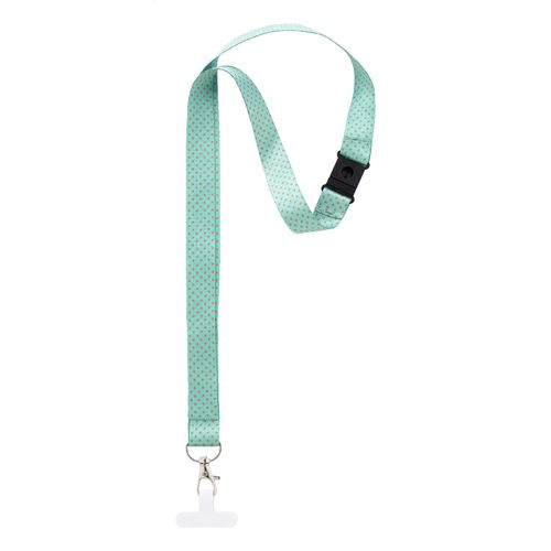 Tour de cou pour téléphone portable personnalisable en RPET Subyard Mobile Slim Safe - 4