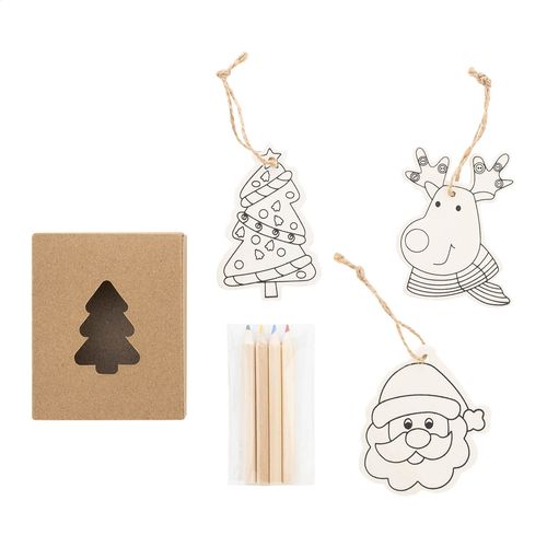 Ornements De Sapin De Noël À Colorier Oppland - 4