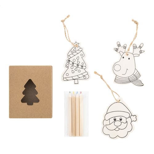 Ornements De Sapin De Noël À Colorier Oppland - 1