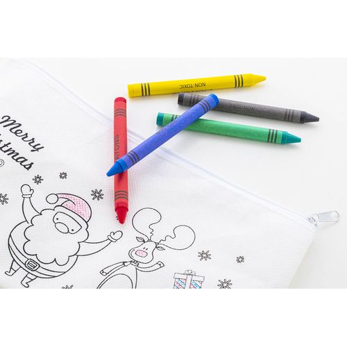 Étui À Stylo Noël À Colorier Julfar Draw - 5