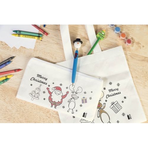 Étui À Stylo Noël À Colorier Julfar Draw - 6