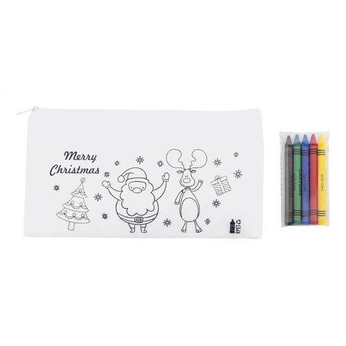 Étui À Stylo Noël À Colorier Julfar Draw - 1
