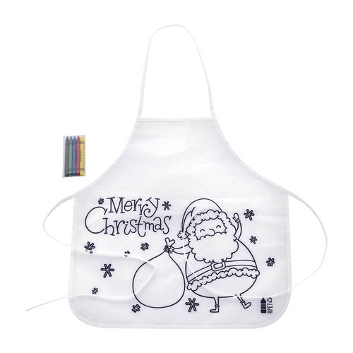 Tablier De Noël À Colorier Julfar Cook - 4