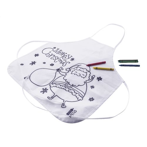 Tablier de Noël à colorier Julfar Cook - 6