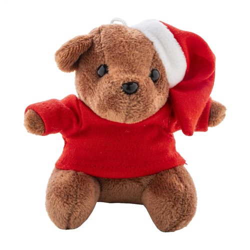 Porte-clés ourson de Noël en peluche Julnalle - 3