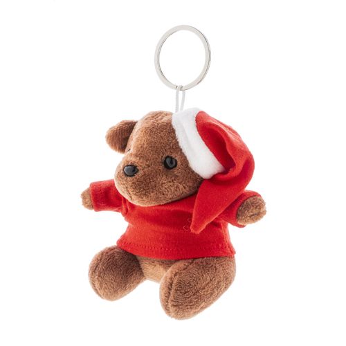 Porte-clés ourson de Noël en peluche Julnalle - 5