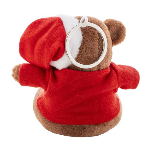 Porte-clés ourson de Noël en peluche Julnalle - 9