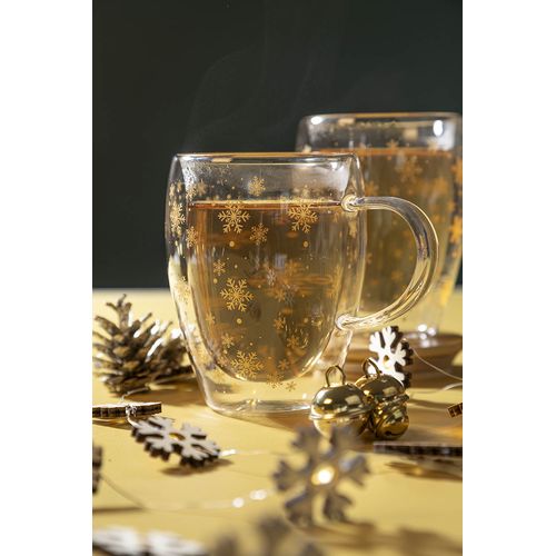 Mug Thermos De Noël En Verre Snostro - 5