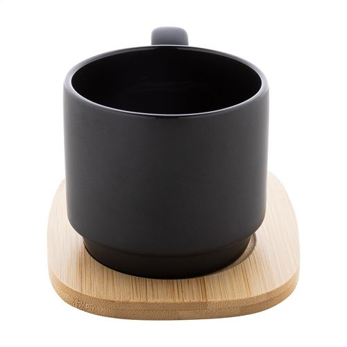 Mug En Céramique Avec Plateau En Bambou Kaguya thumbnail 4