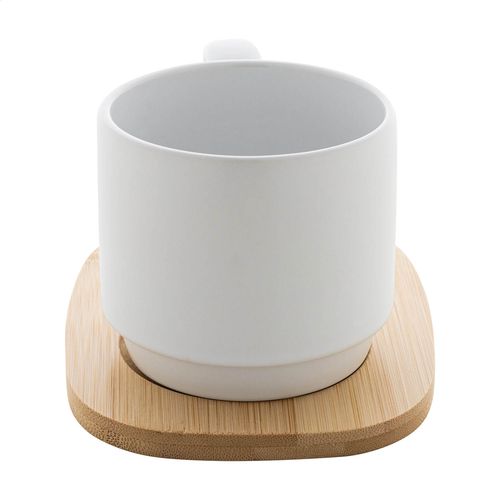 Mug En Céramique Avec Plateau En Bambou Kaguya - 4