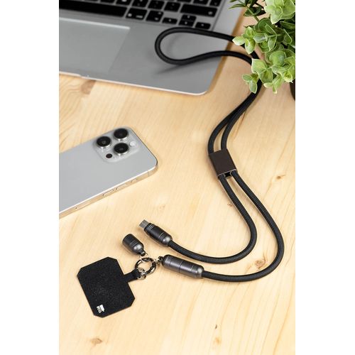 Câble Tour De Cou Pour Téléphone Portable 60 W En Rpet Fastly - 11
