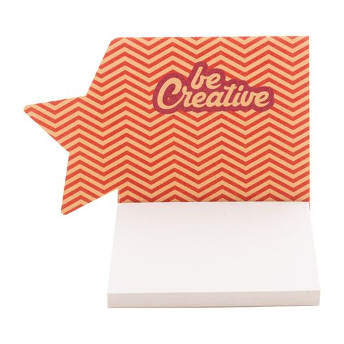 Custom Sticky Notepad, Star CreaStick Xmas Eco