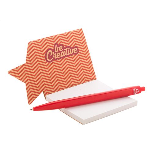 Custom Sticky Notepad, Star CreaStick Xmas Eco