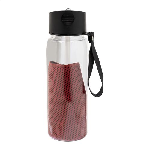 Bouteille De Sport En Rpet Avec Serviette Fitmax