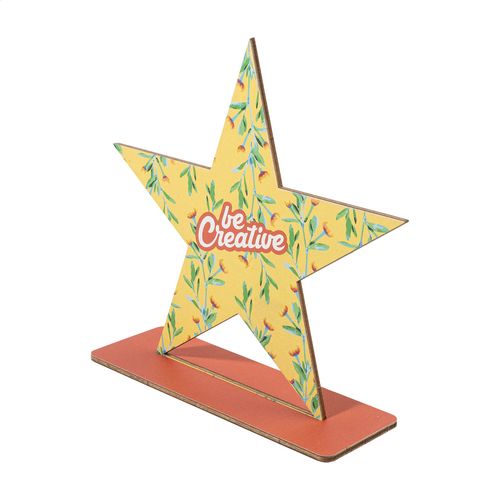 Trophée En Bois Personnalisé, En Forme D'Étoile Wlobor - 2