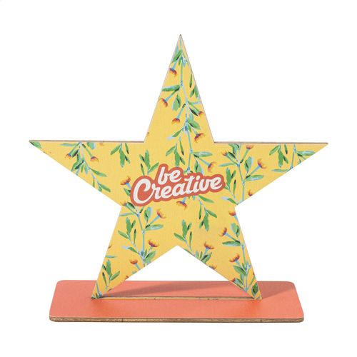 Trophée En Bois Personnalisé, En Forme D'Étoile Wlobor - 4