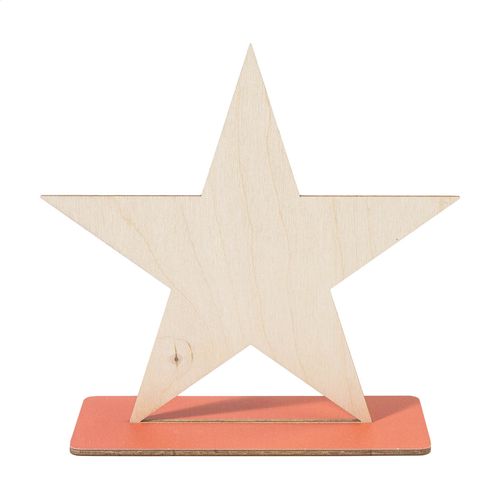 Trophée En Bois Personnalisé, En Forme D'Étoile Wlobor - 5