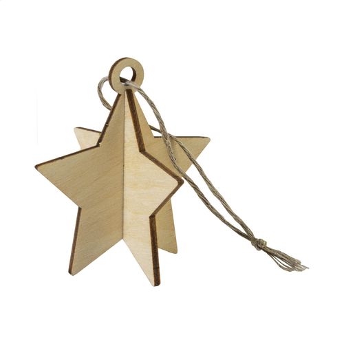 Carte De Noël, Étoile FestiCard Kraft - 4