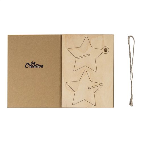 Carte De Noël, Étoile FestiCard Kraft - 6