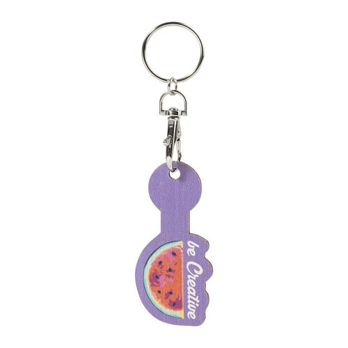 Porte-Clés Jeton Pour Valise À Roulettes ColoShop Creative Wood - 2