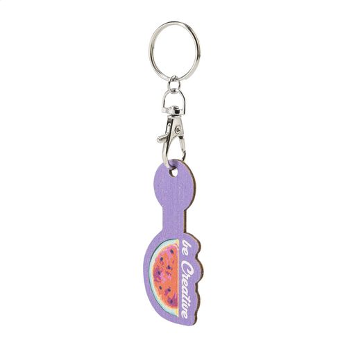 Porte-Clés Jeton Pour Valise À Roulettes ColoShop Creative Wood - 4