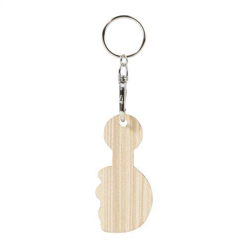 Porte-Clés Jeton Pour Valise À Roulettes ColoShop Creative Wood - 3