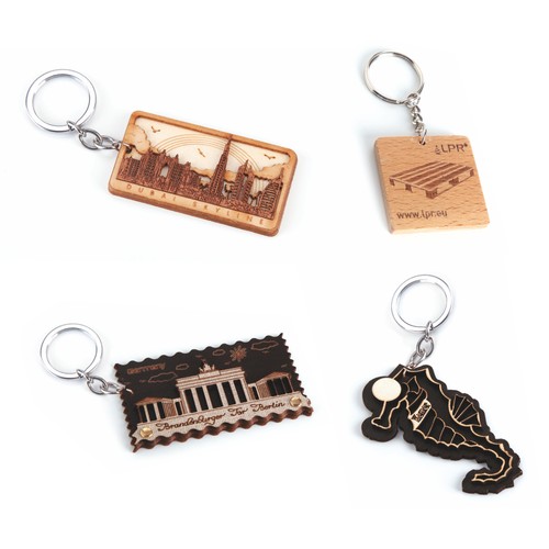 Porte-clés en bois - 1