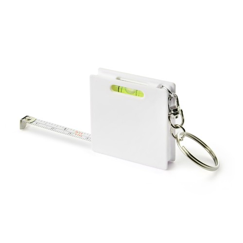 Porte-clés avec niveau et mètre ruban RIZO 1m