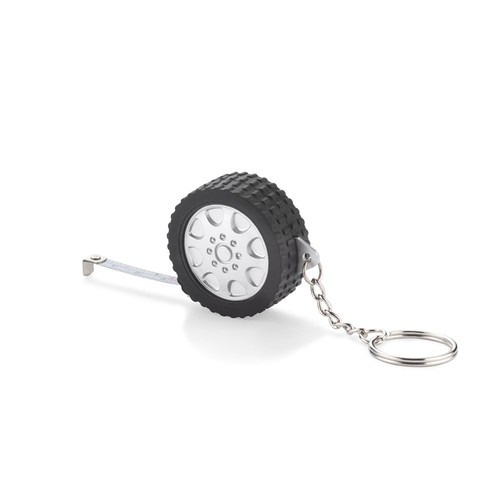 Porte-clés avec mètre ruban TIRE 1m