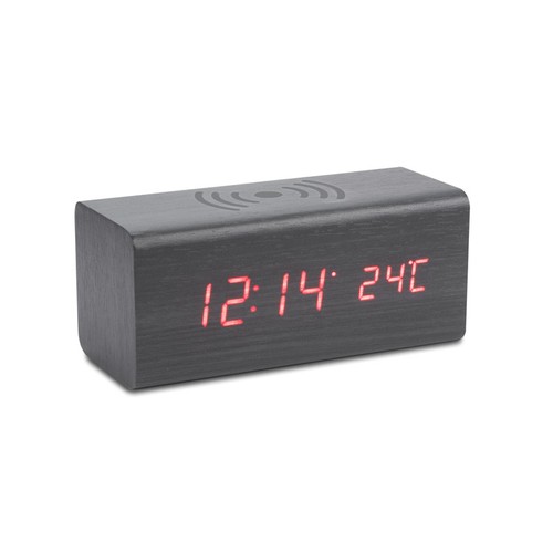 Horloge de bureau avec chargeur à induction CORNELL