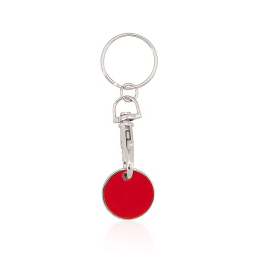 red Llavero Moneda Euromarket