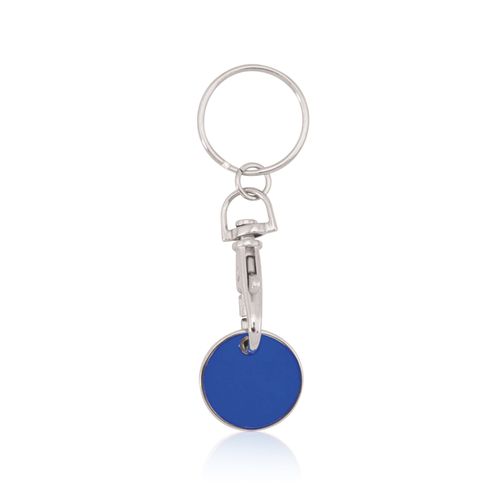blue Llavero Moneda Euromarket
