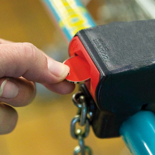 fucsia Llavero Moneda Euromarket