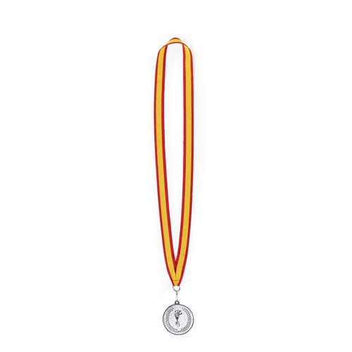 bandera de españa/plateado Medalla Corum