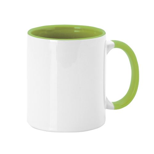 verde claro Taza Sublimación Harnet