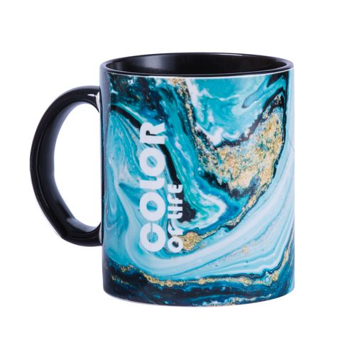 azul marino Taza Sublimación Harnet