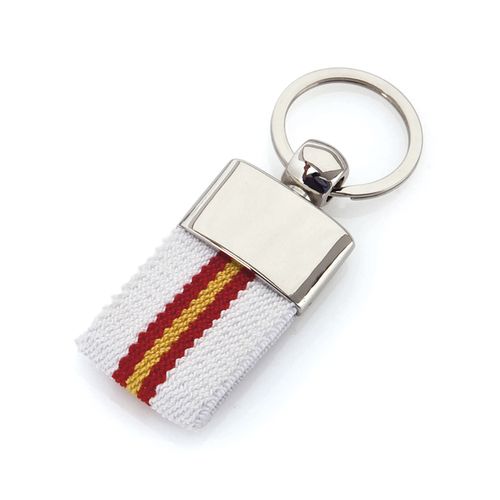 white Llavero Vinger