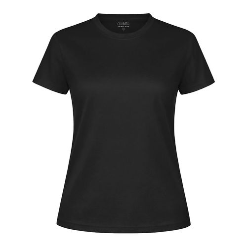 black Camiseta Mujer Tecnic Plus