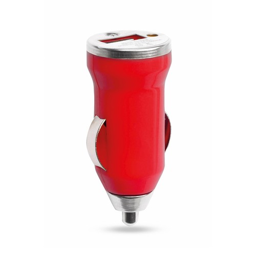 red Cargador Coche USB Hikal